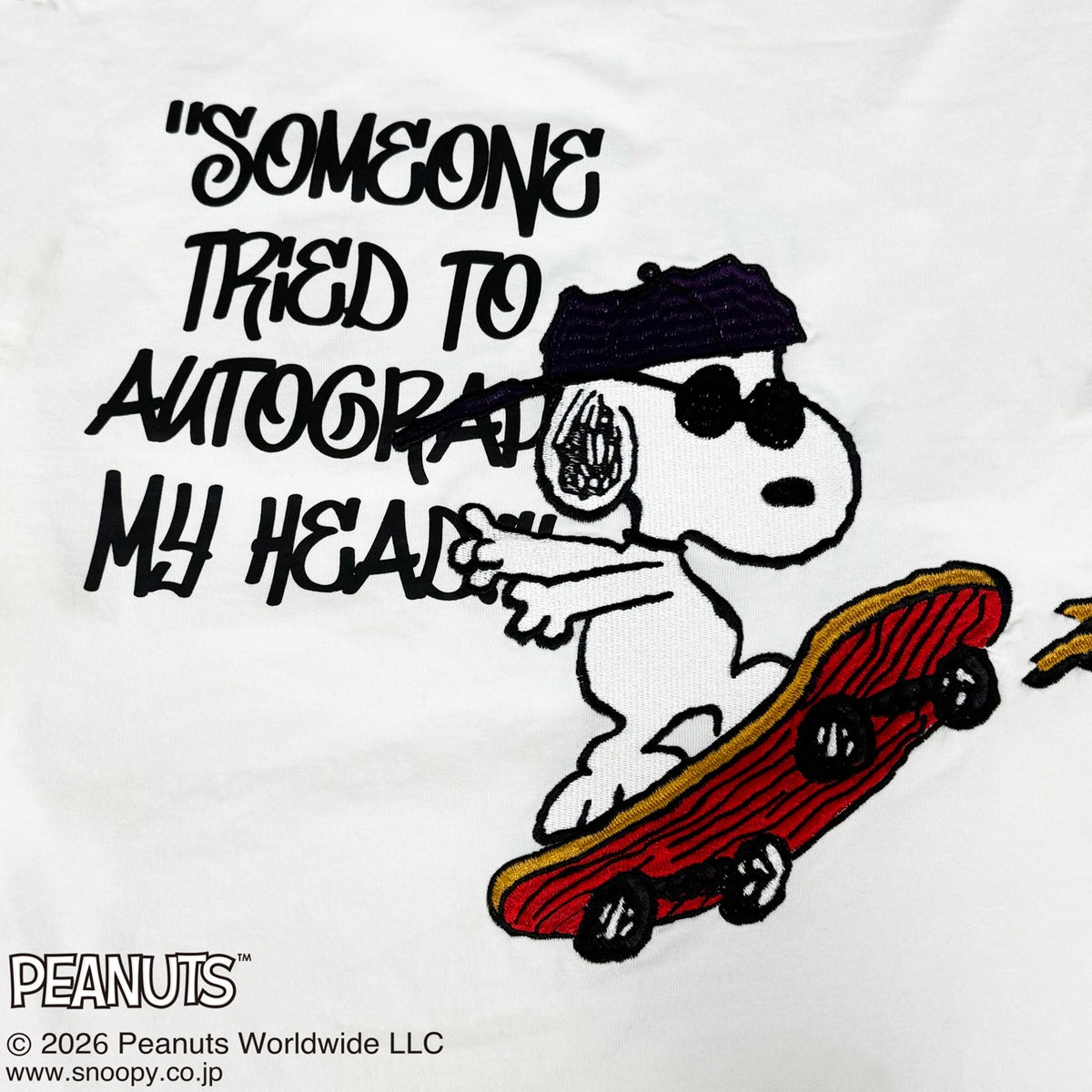 【SNOOPY×Flag Staff】Flying PEANUTS RIDE TEE