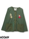 【JUICY×MOOMIN】モッズコートライナー風カーディガン