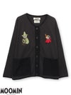 【JUICY×MOOMIN】モッズコートライナー風カーディガン