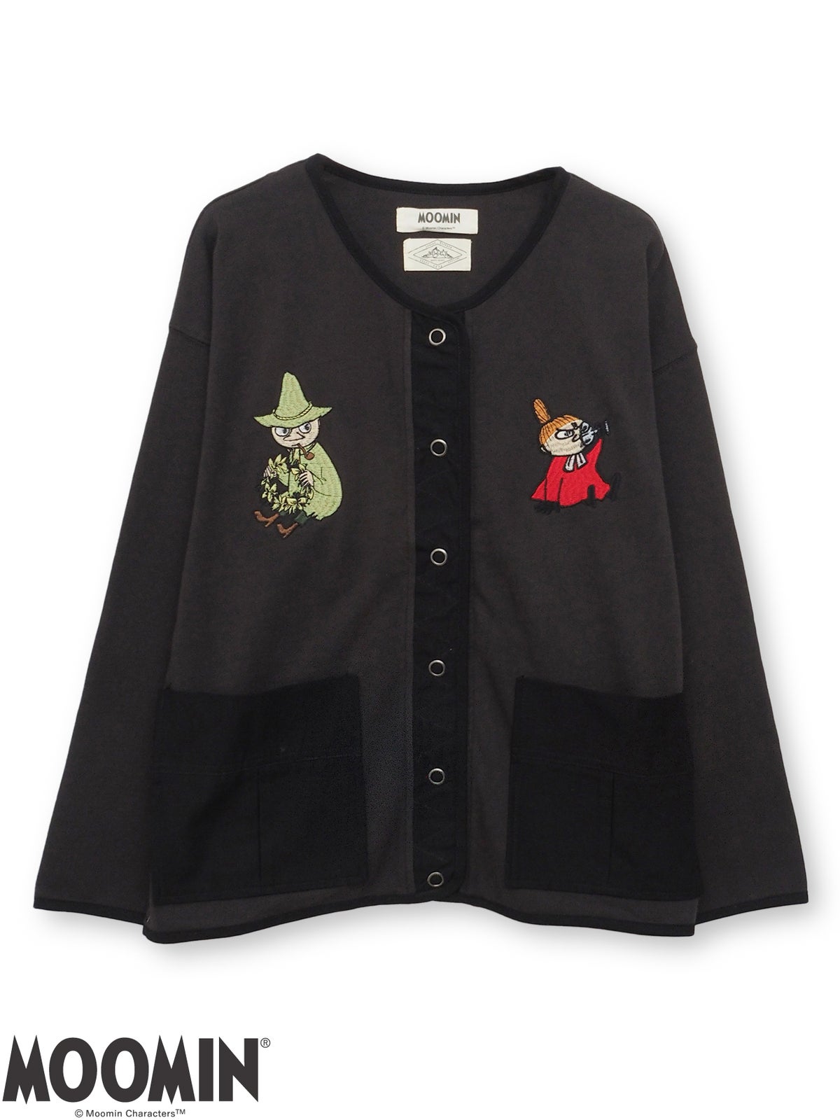 【JUICY×MOOMIN】モッズコートライナー風カーディガン