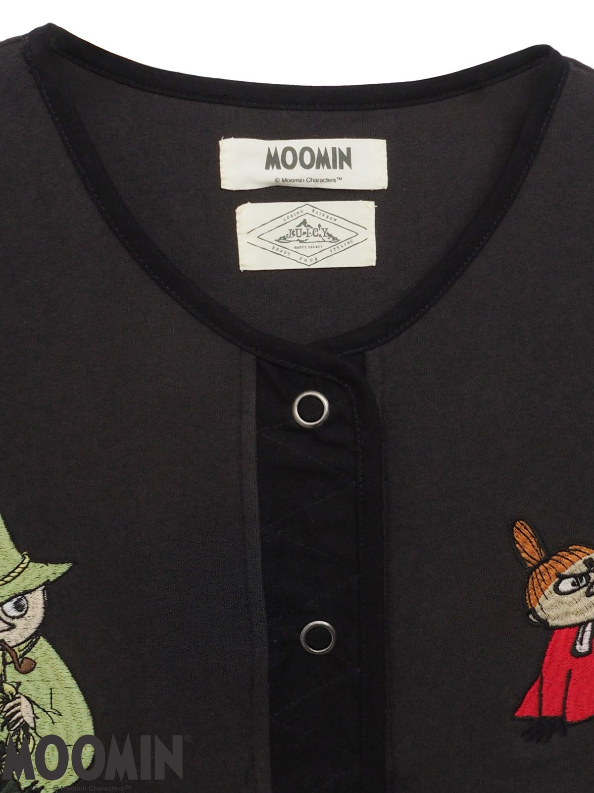 【JUICY×MOOMIN】モッズコートライナー風カーディガン