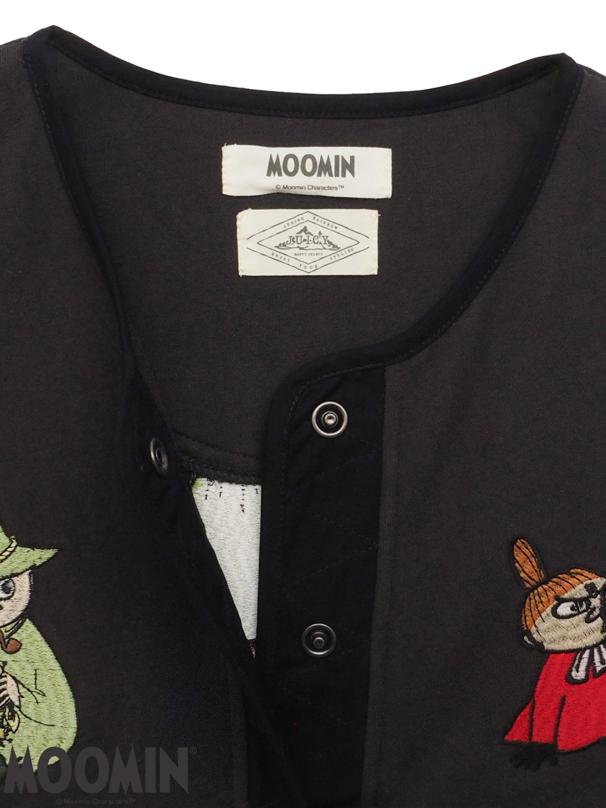 【JUICY×MOOMIN】モッズコートライナー風カーディガン