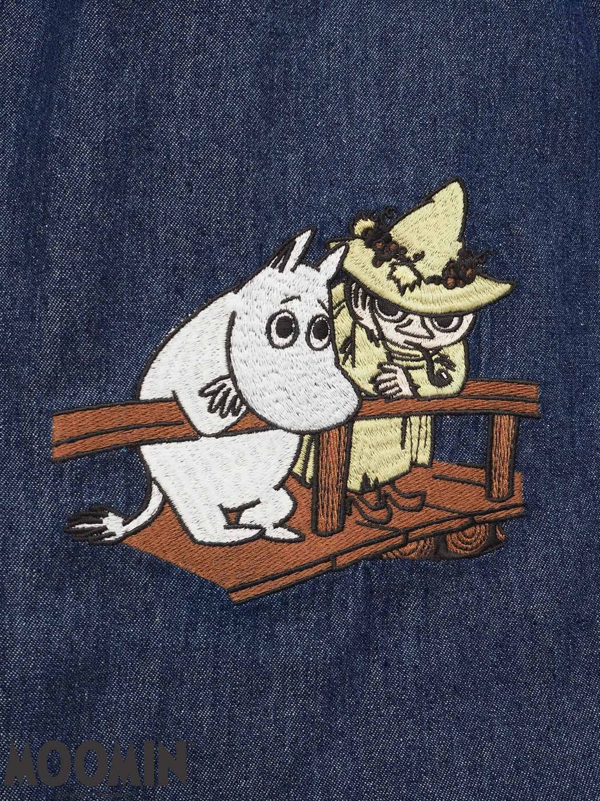【JUICY×MOOMIN】“MOOMIN”刺繍入りバルーンパンツ