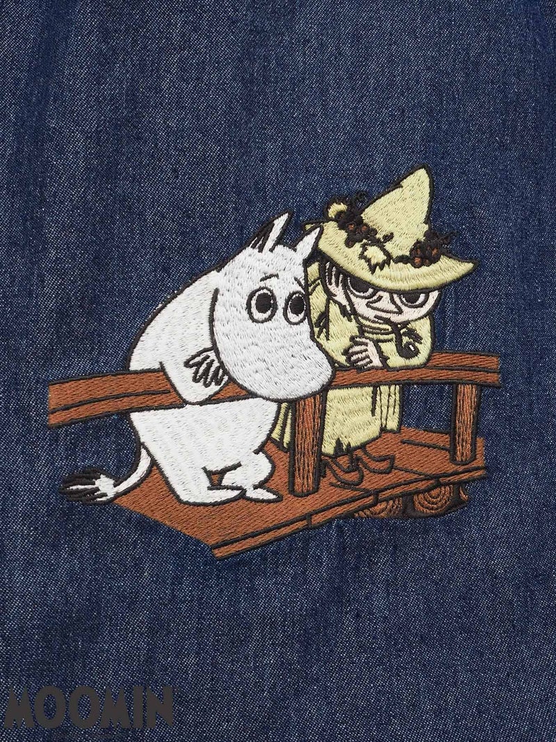 【JUICY×MOOMIN】“MOOMIN”刺繍入りバルーンパンツ