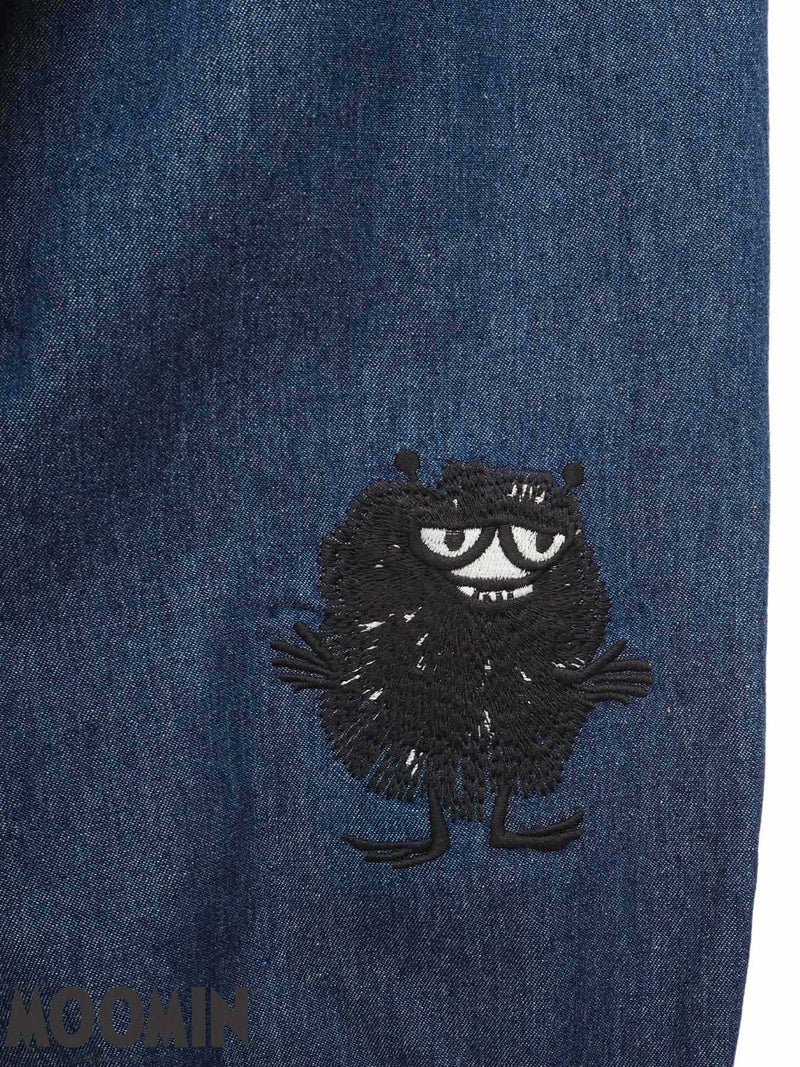 【JUICY×MOOMIN】“MOOMIN”刺繍入りバルーンパンツ