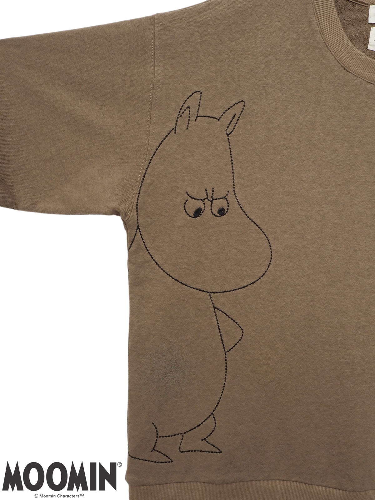 【JUICY×MOOMIN】ミリタリー風ポケット付きMOOMIN刺繍入りプルオーバー