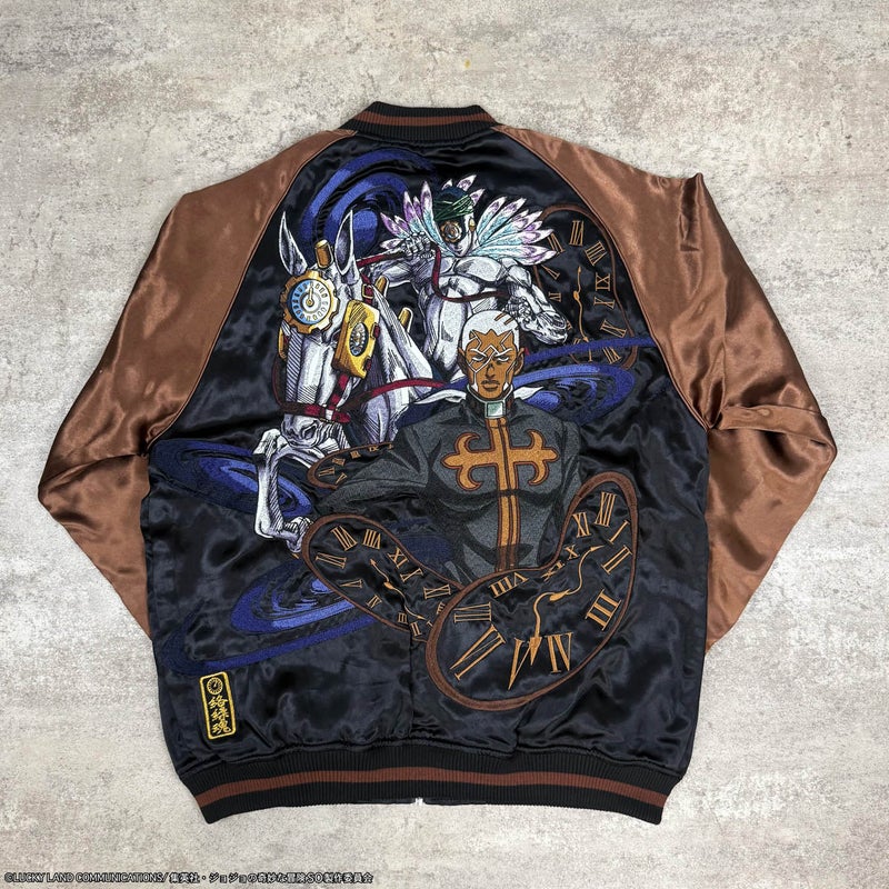 【絡繰魂・粋×ジョジョの奇妙な冒険】エンリコ・P&DIO リバーシブルスカジャン