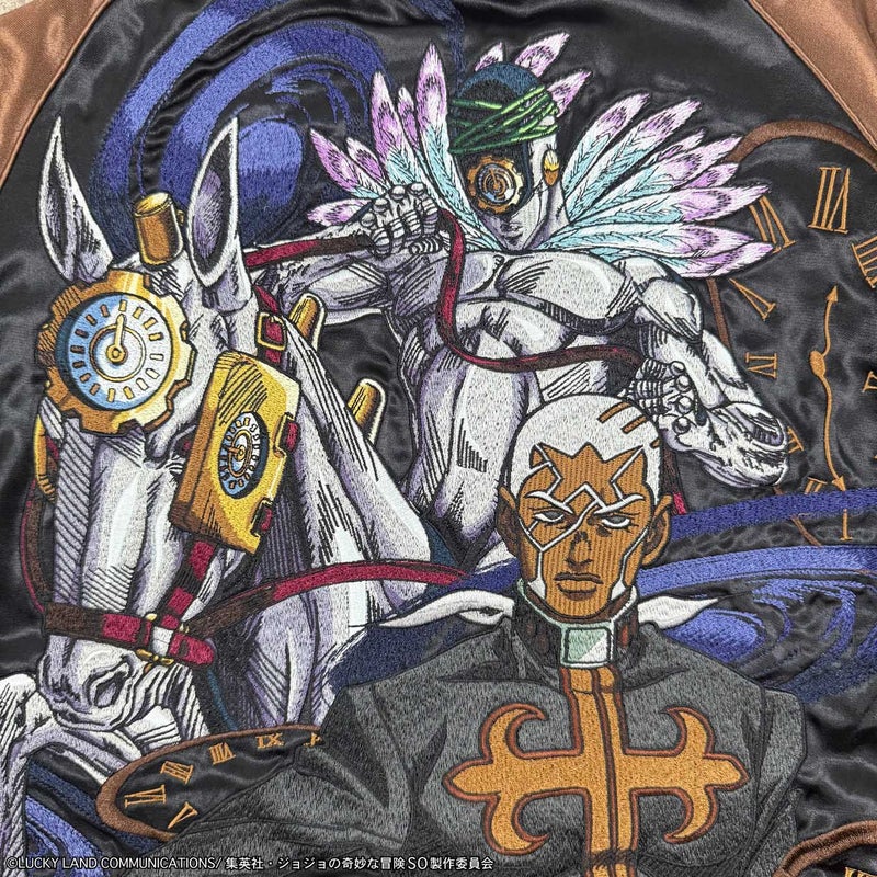 【絡繰魂・粋×ジョジョの奇妙な冒険】エンリコ・P&DIO リバーシブルスカジャン
