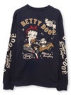 【BETTY BOOP】“ロカビリーベティ”刺繍入りロンT
