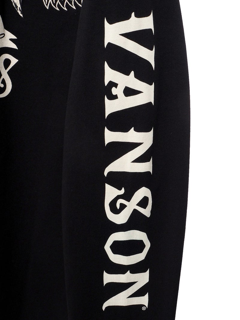 【VANSON】フライングスター刺繍入りロンT