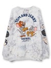  【VANSON×TOM and JERRY】“ジェリー＆タフィー”刺繍入りBIGトレーナー