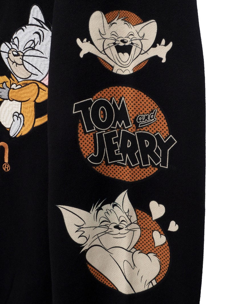  【VANSON×TOM and JERRY】“ジェリー＆タフィー”刺繍入りBIGトレーナー