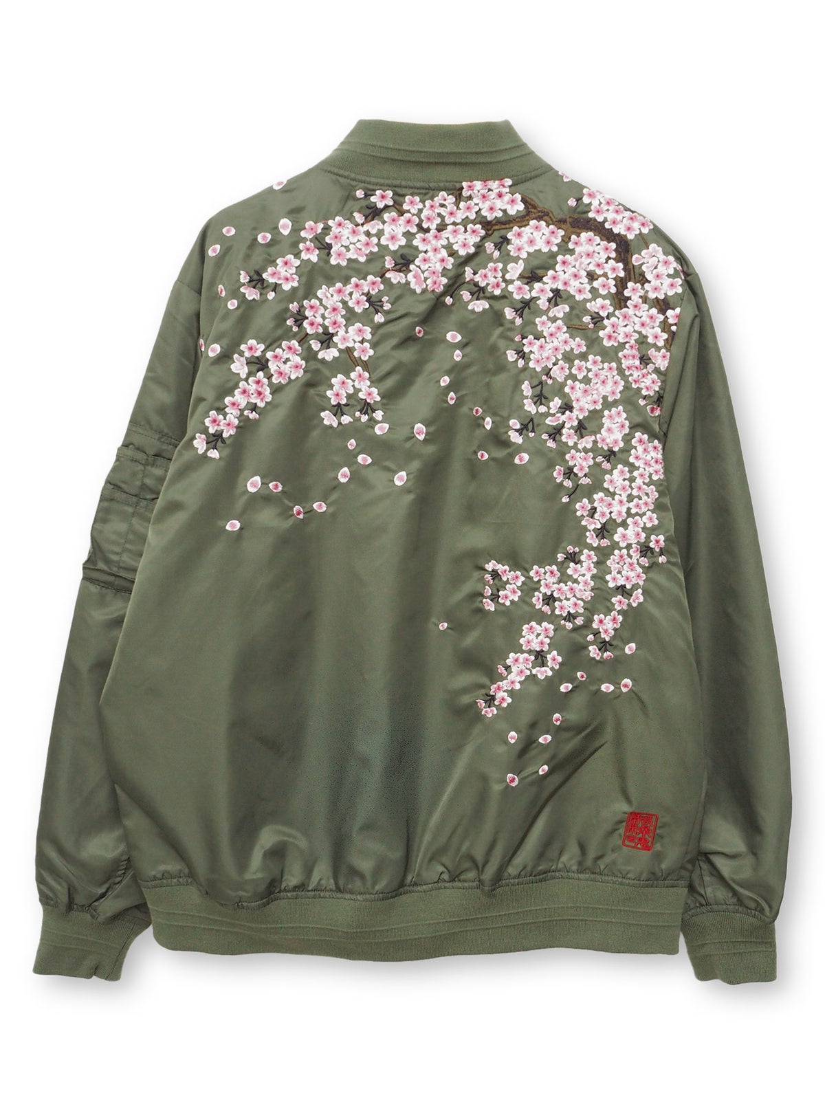 【絡繰魂】桜刺繍入りMA-1
