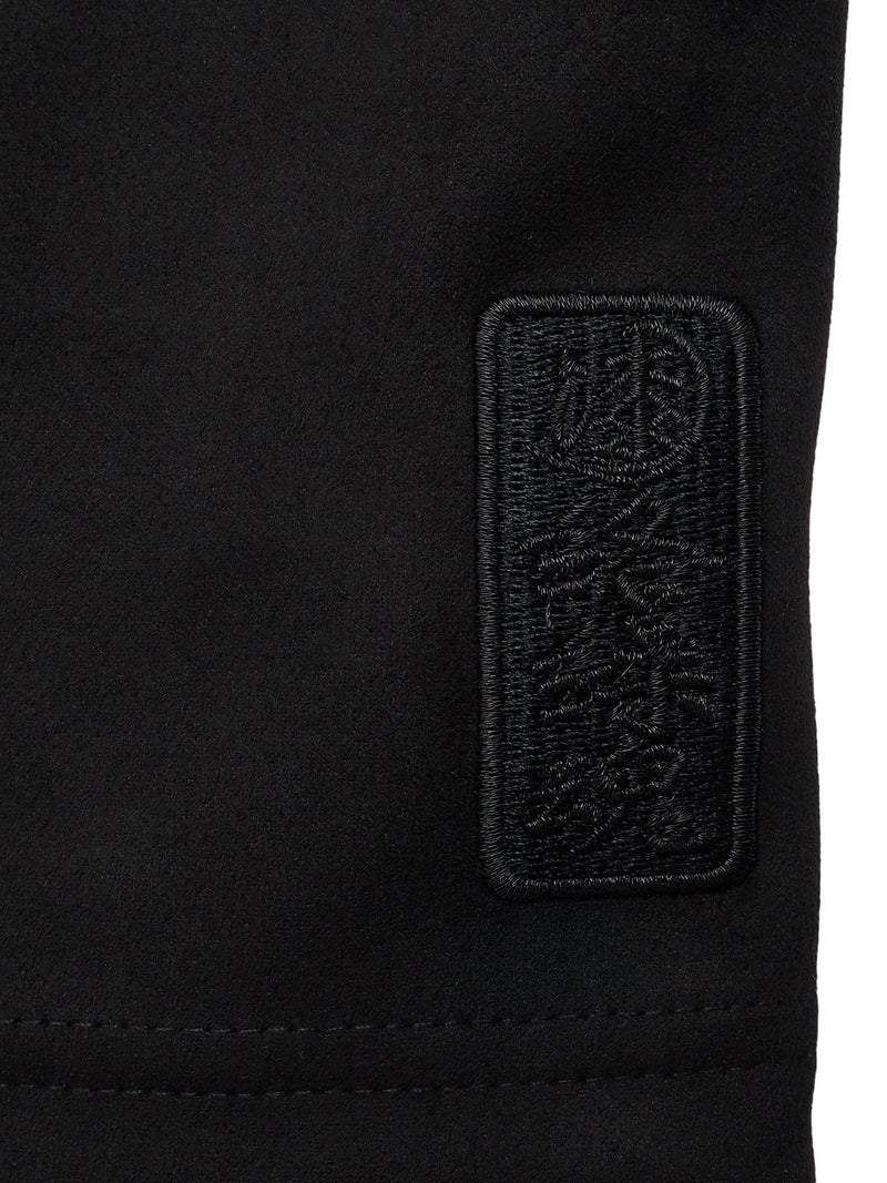 【絡繰魂・漆】“龍神”総刺繍フェイクスウェードロンT