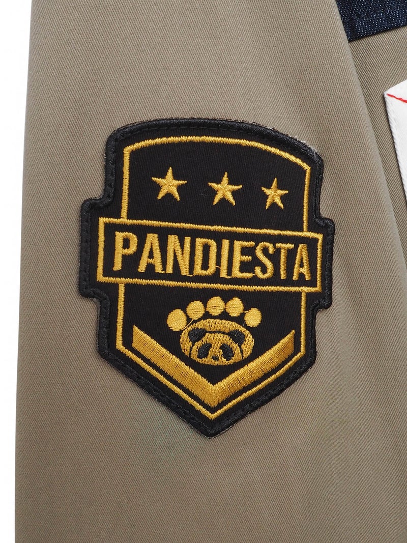 【PANDIESTA JAPAN】デニム切替ミリタリーシャツジャケット