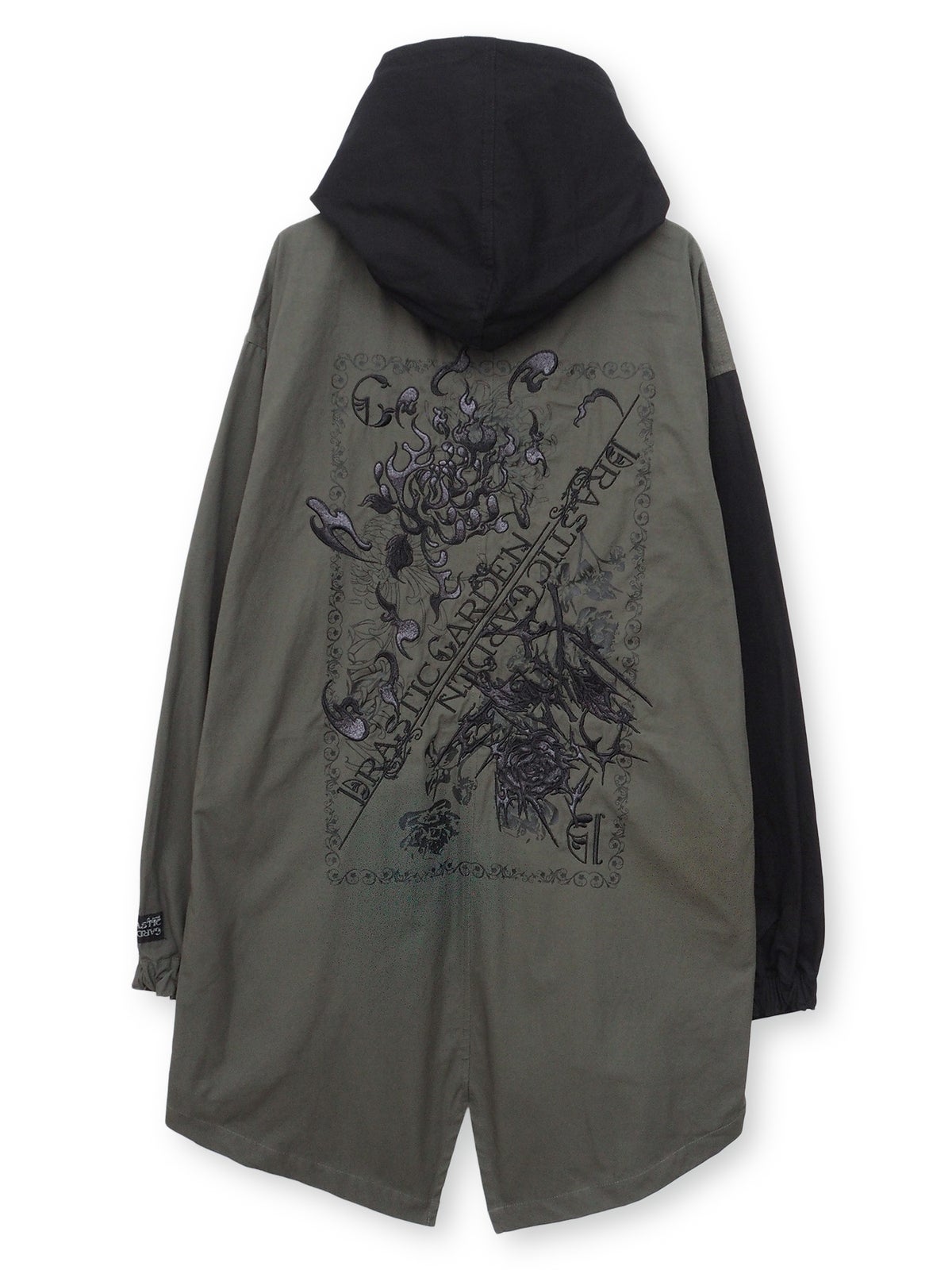 【DRASTIC GARDEN】“雷炎ノ菊/薔薇”BIGモッズコート