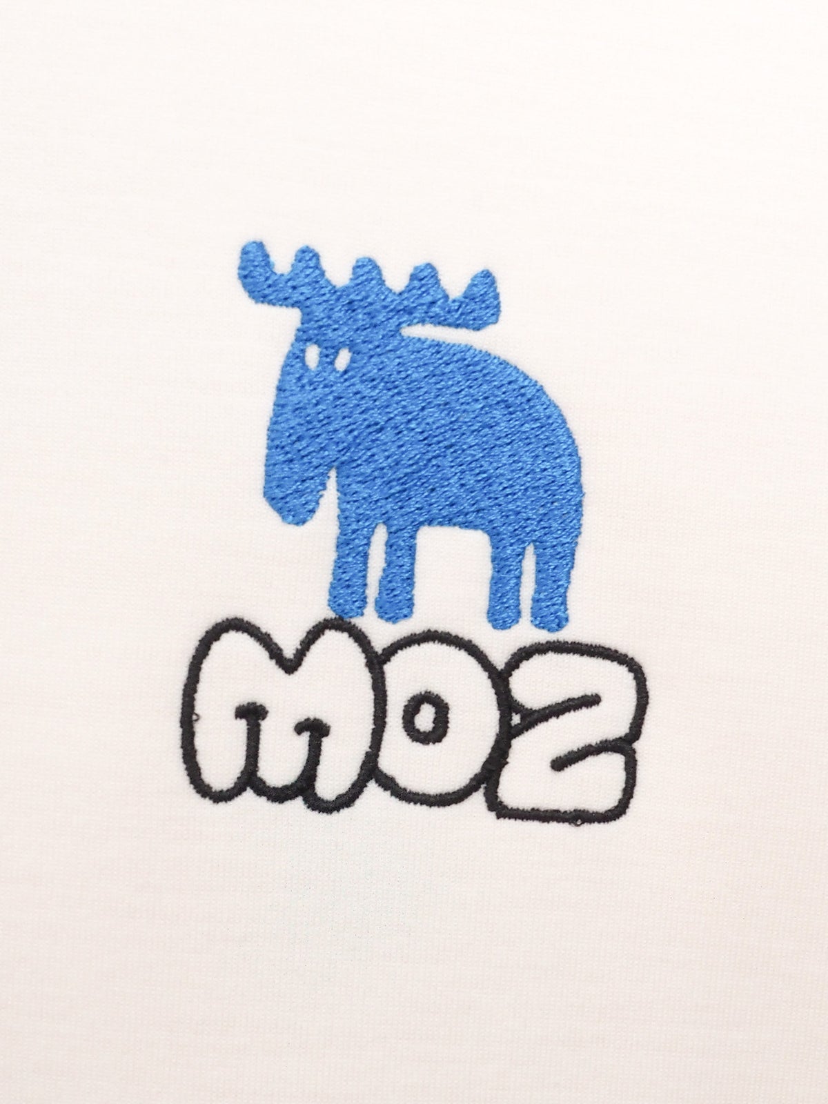 【moz】エルク バックプリントトレーナー〔別注〕