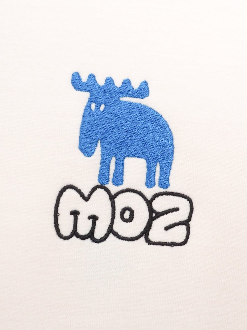 【moz】エルク バックプリントトレーナー〔別注〕
