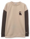 【moz】エルク 配色切替トレーナー〔別注〕