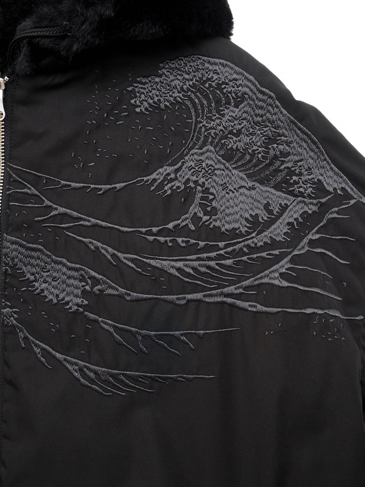 【絡繰魂・粋】“桜鳳凰”総刺繍リバーシブルMA-1