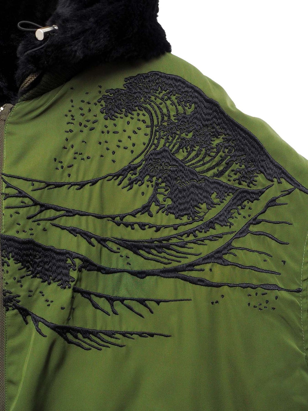 【絡繰魂・粋】“桜鳳凰”総刺繍リバーシブルMA-1