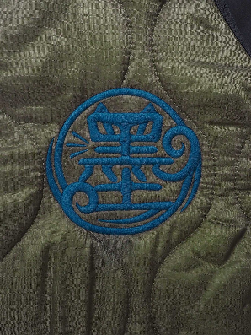 【SUMINEKO】“獅子又”総刺繍キルティングジャケット