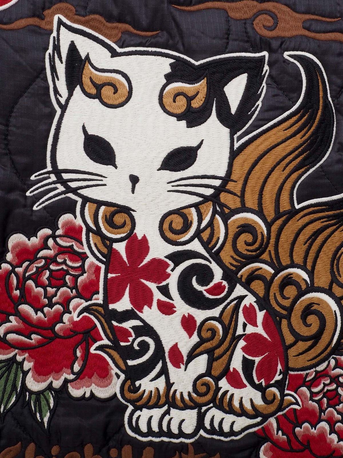 【SUMINEKO】“獅子又”総刺繍キルティングジャケット
